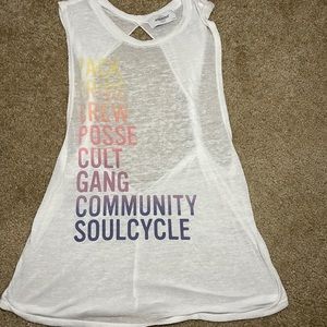 Soul cycle workout tank